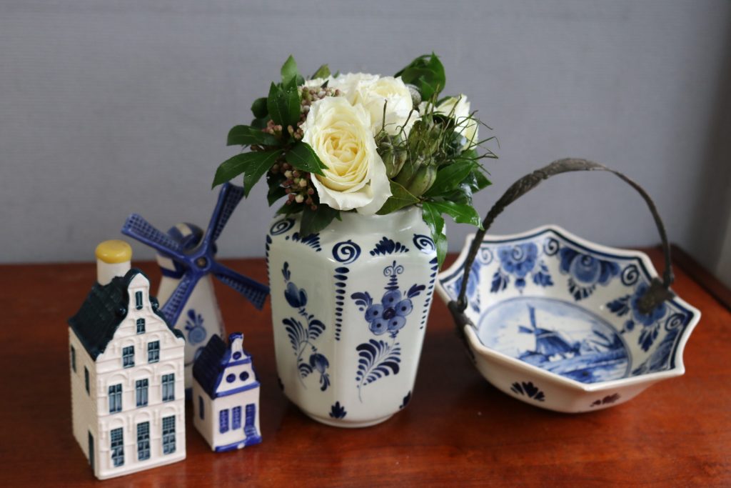 デルフト陶器の花瓶 - 花瓶 デルフト陶器の花瓶 - 花瓶